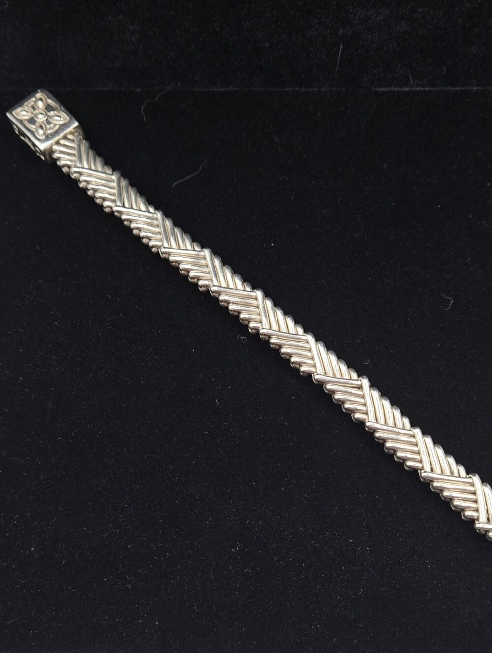 Woven Silver Bracelet